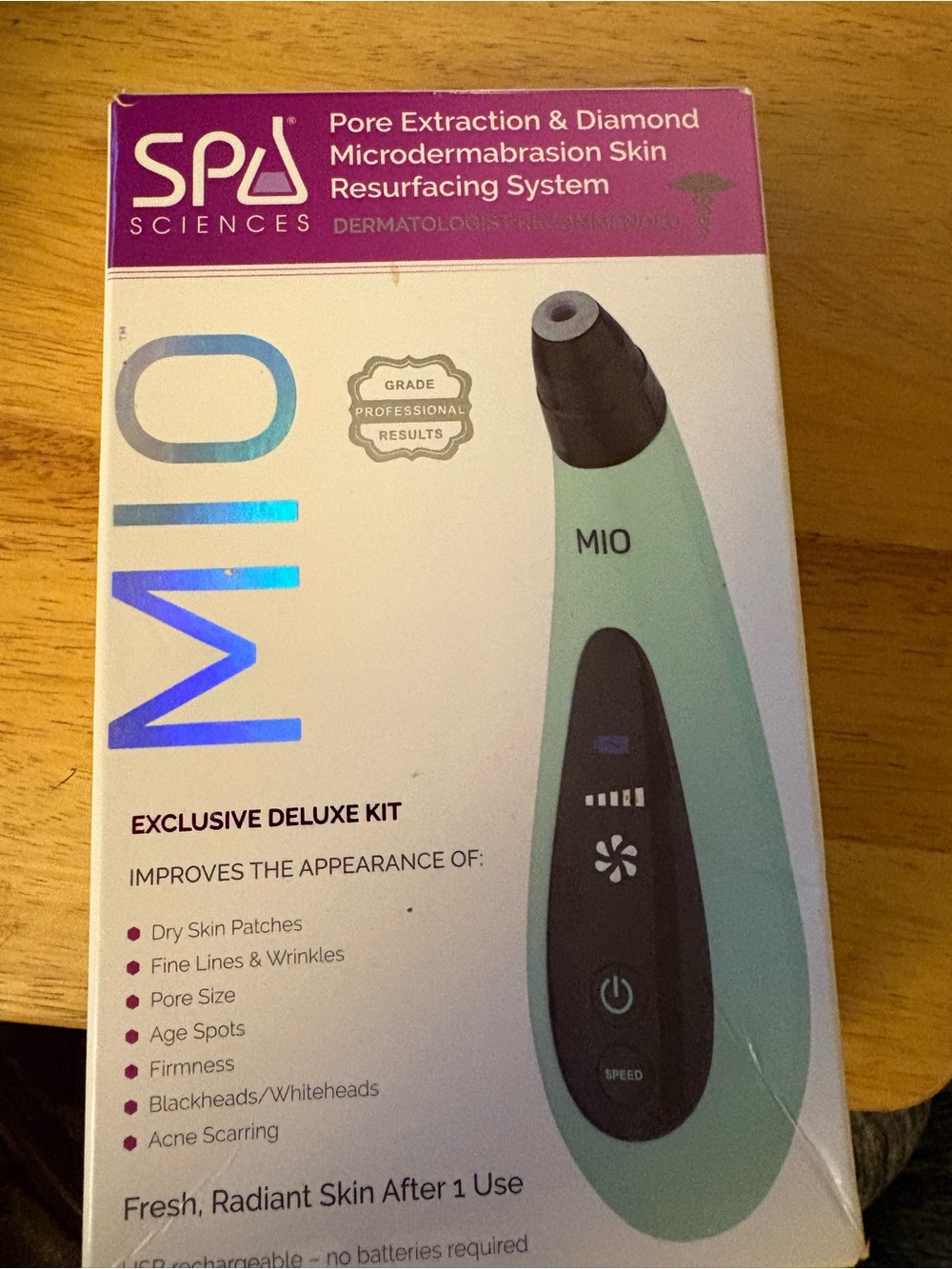 NIB-Microderm pore refiner Handheld skincare device